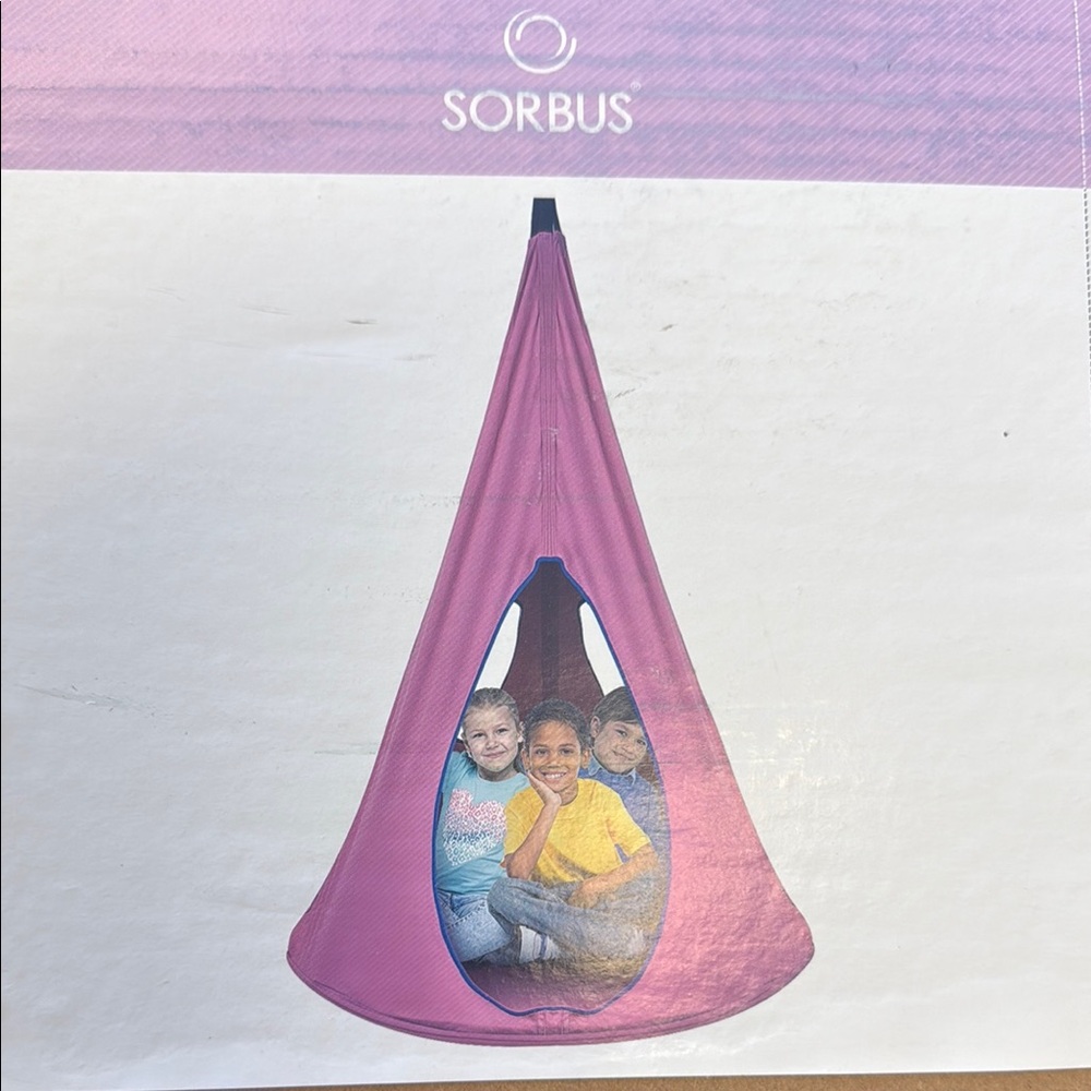 Kids Hanging Pod Swing Chair - Pink